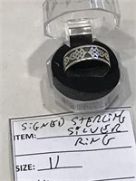 SIGNED STERLING RING