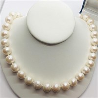 71-JP330 $600 S/Sil Freshwater Pearl Necklace