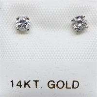 72-JP330 $1400 14K Diamond(0.25cts) Earrings
