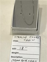 18" STERLING CHAIN