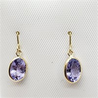 147-JT52 $1600 14K Tanzanite (2.2cts) Earrings