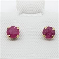 161-JT65 $160 10K Ruby Earrings