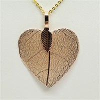 131-JT66 $200 Natural Leaf Necklace