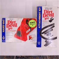Dirt Devil w/ Attachments, in box