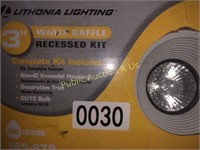 LITHONIA LIGHTING 3” RECESSED KIT ATTENTION