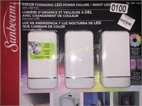 SUNBEAM COLOR CHANGING LED POWER FAILURE/NIGH