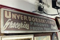 Unverdorben's Market Sign-