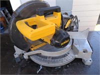 COMPOUND MITER SAW, DEWALT MODEL DW705, 12"