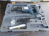 RECIPROCATING SAW, RYOBI MODEL RJ160V, WITH CASE