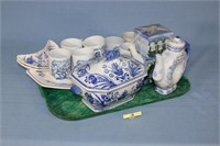 Misc. Blue and White Table Ware