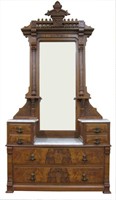 Antique Eastlake Dresser with Mirror