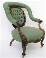 Antique Victorian Arm Chair, Rosewood