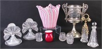 Group of Decorative Glass Accessories