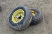 (2) 11L-16 Implement Tires on 6-Bolt Rims