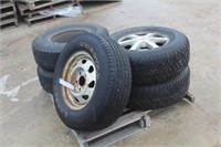 (4) Good Year & (1) Uniroyal P235/70R15 Tires