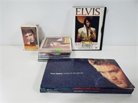 Elvis cassettes, CDs and DVD