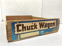 Chuck Wagon wood produce crate