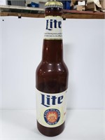 Miller Lite beer bottle wall art