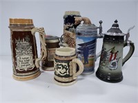 Budweiser and collectable beer steins