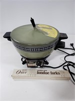 Vintage Oster electric fondue pot