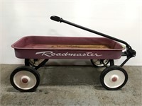 Roadmaster red metal wagon