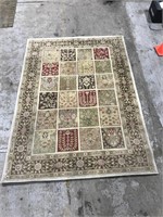 Brentwood earth tone area rug - 5.5 ft x 7.5 ft