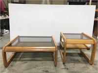 Modern style wood coffee table & end table