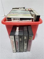 Elvis CDs and cassette tape collection