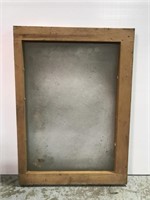 Old wood frame small window