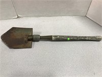 Old military trench shovel