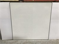 Large commercial 48 inch dry erase whiteboard