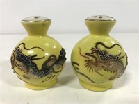 Vintage Dragon salt & pepper shakers