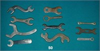 Lot of 11 mini wrenches