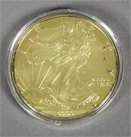 .999 Fine Silver 2000 Golden Eagle $1 Coin