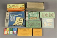 Vintage Mathematics & Grammar Flash Cards