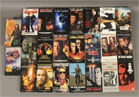 23 Action VHS Video Tapes - Reaves - Gibson