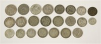 23 Assorted Collectible Foreign Coins