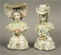 Pair of Collectible Victorian Busts