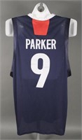 Tony Parker #9 Team France Basketball Jersey