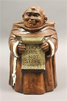 'Thou Shalt Not Steal' Friar Cookie Jar