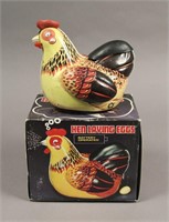 Vintage Hen Laying Eggs w/ Original Box