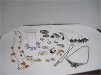 Costume and Silver Jewelry Lot