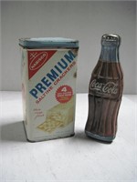 Vintage Coca Cola & Saltine Cracker Tins
