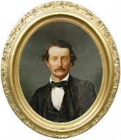 Antique Style 17x14 Oval O/B Portrait of Man