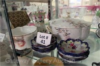 Case 2: (9) Pieces of Decorative China-
