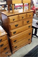 Sterling House Maple/Cherry Chest of Drawers: