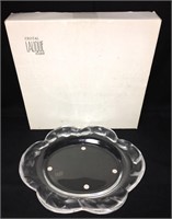 Lalique France Crystal Fish Plate W/ Original Box
