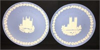 Pair Of Wedgwood Christmas Plates