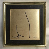 Picasso Picture On Brass