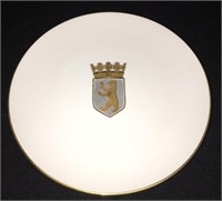 Kpm Porcelain Coat Of Arms Plate